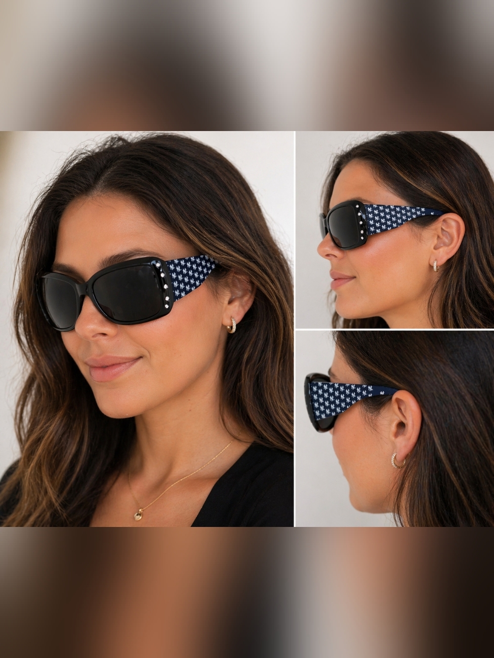 MLB New York Yankees Rhinestone Sunglasses